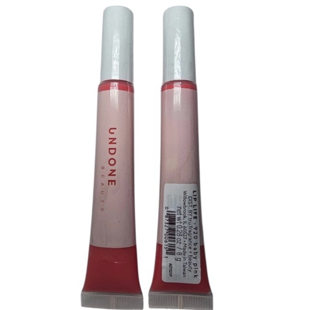 Undone Beauty Lip Life Lip Balm - 920 Baby Pink 2-pack - .28 0z New